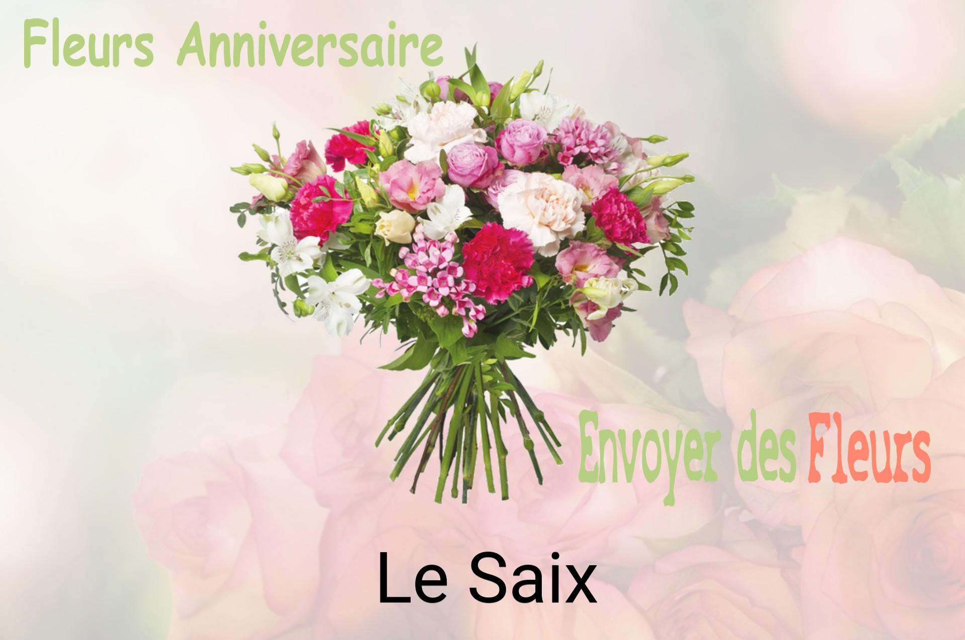 Bouquet de fleurs d’anniversaire livré à Le Saix
