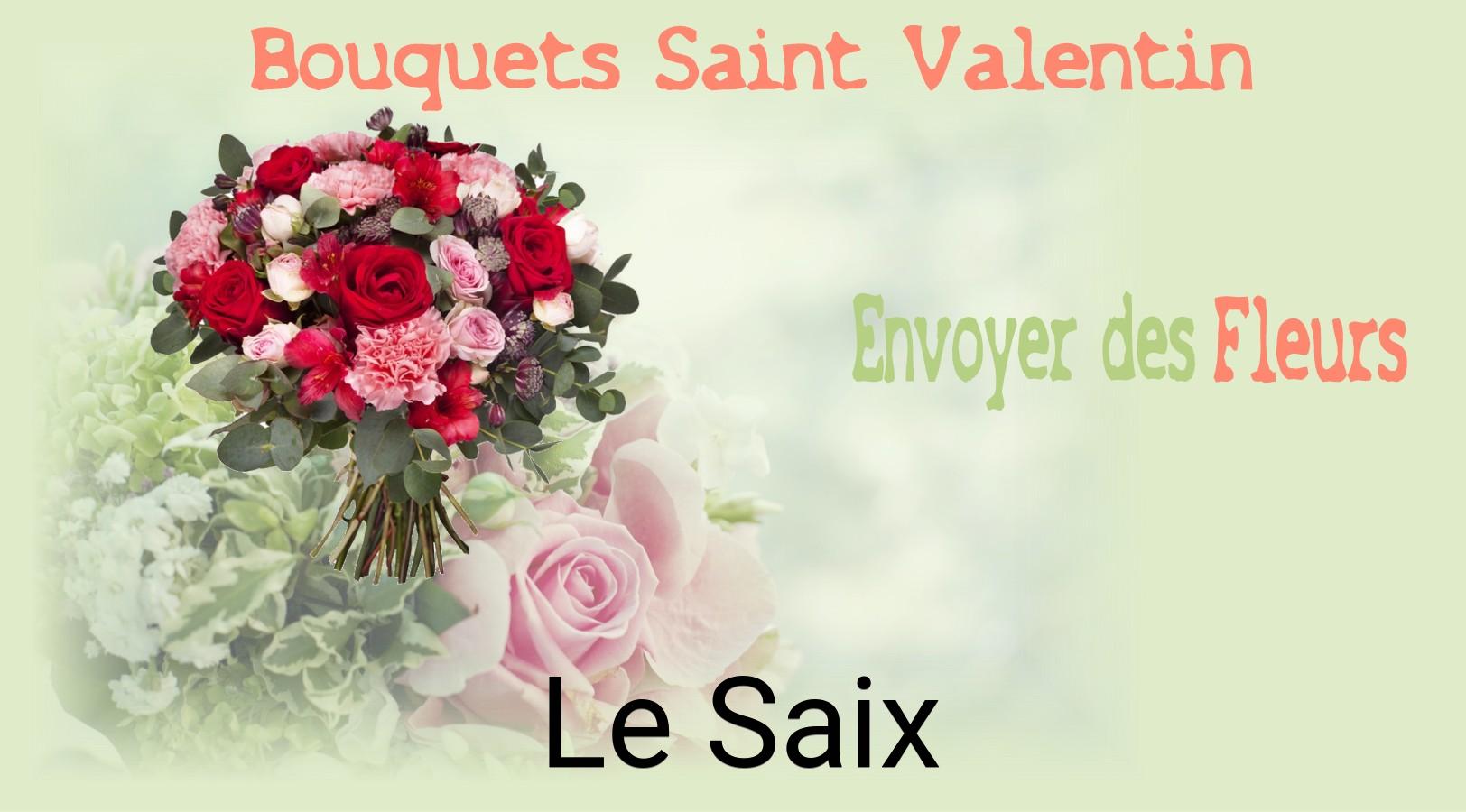 Roses de Saint-Valentin livrées à Le Saix